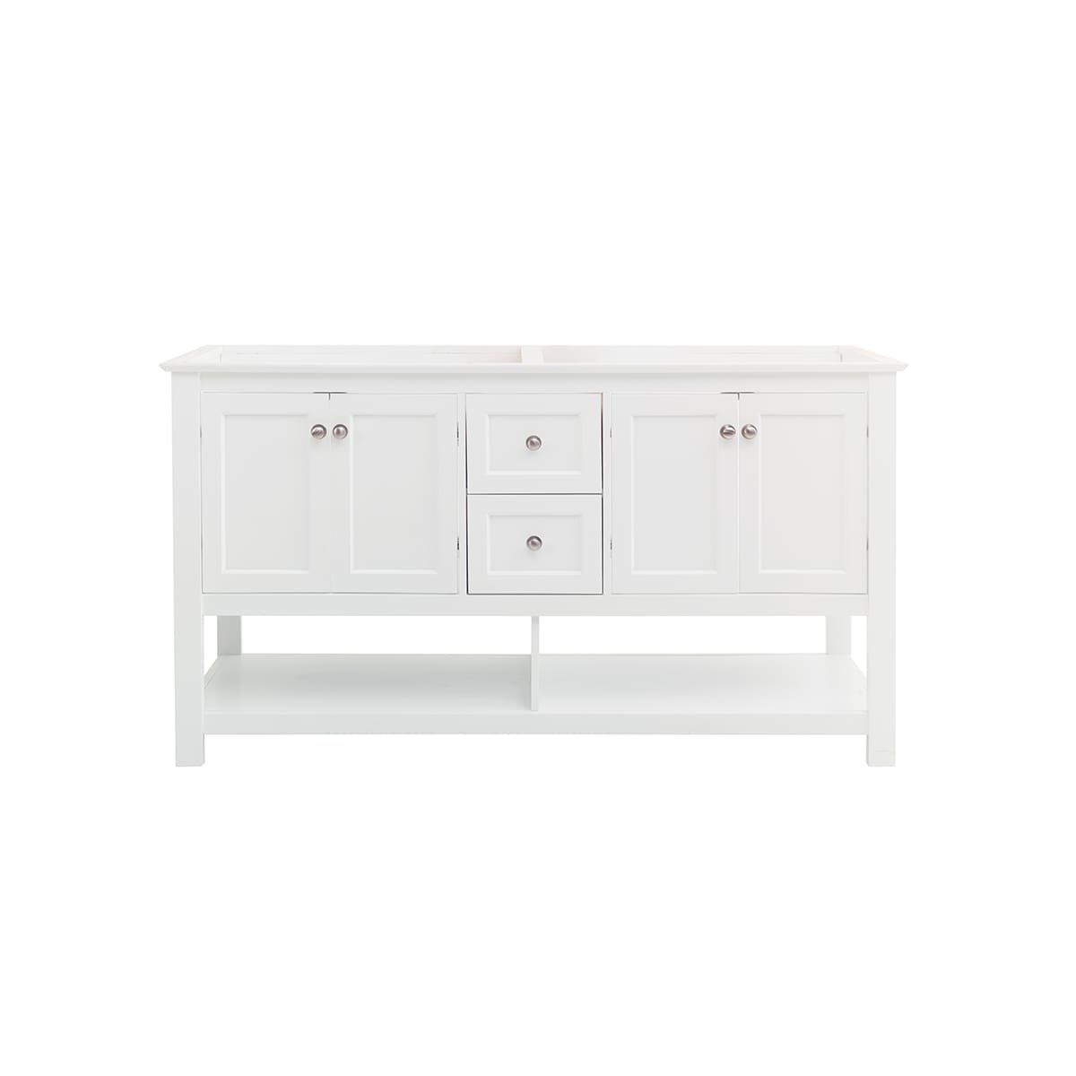 Manchester 60" Double Free Standing Vanity Cabinet - Less Vanity Top - image 15