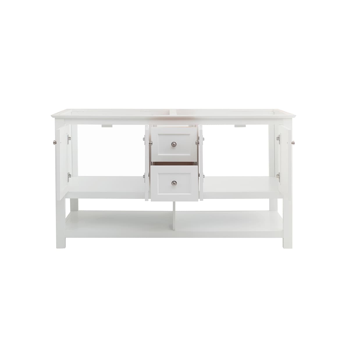 Manchester 60" Double Free Standing Vanity Cabinet - Less Vanity Top - image 16