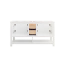 Manchester 60" Double Free Standing Vanity Cabinet - Less Vanity Top - image 17