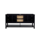 Manchester 72" Double Free Standing Vanity Cabinet - Less Vanity Top - image 4