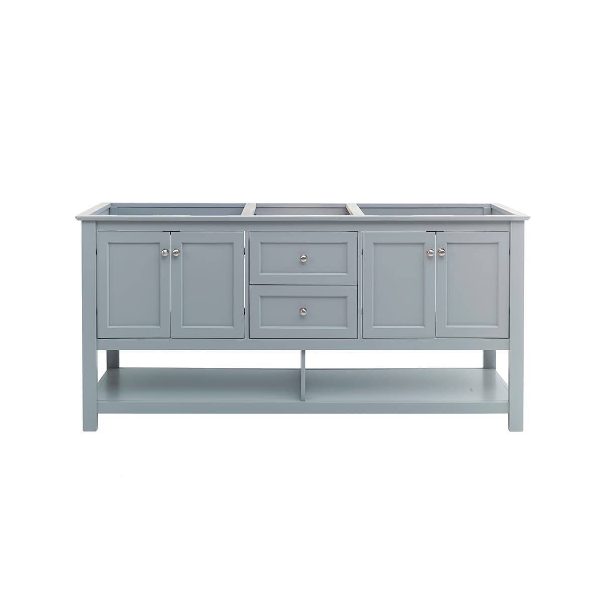Manchester 72" Double Free Standing Vanity Cabinet - Less Vanity Top