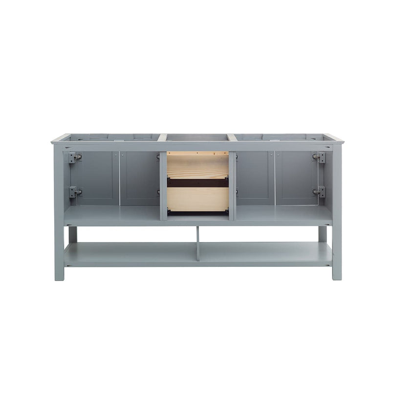 Manchester 72" Double Free Standing Vanity Cabinet - Less Vanity Top - image 14