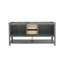 Manchester 72" Double Free Standing Vanity Cabinet - Less Vanity Top - image 19