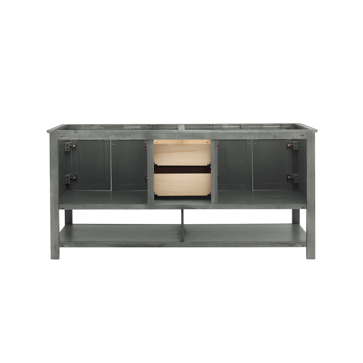Manchester 72" Double Free Standing Vanity Cabinet - Less Vanity Top - image 19