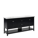 Manchester 72" Free Standing Double Basin Vanity Set with Cabinet and Quartz Vanity Top - image 2