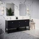 Manchester 72" Free Standing Double Basin Vanity Set with Cabinet and Quartz Vanity Top - image 4