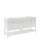 Manchester 72" Free Standing Double Basin Vanity Set with Cabinet and Quartz Vanity Top - image 12