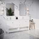 Manchester 72" Free Standing Double Basin Vanity Set with Cabinet and Quartz Vanity Top - image 14