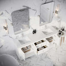 Manchester 72" Free Standing Double Basin Vanity Set with Cabinet and Quartz Vanity Top - image 15