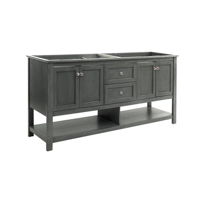 Manchester 72" Double Free Standing Vanity Cabinet - Less Vanity Top - image 1