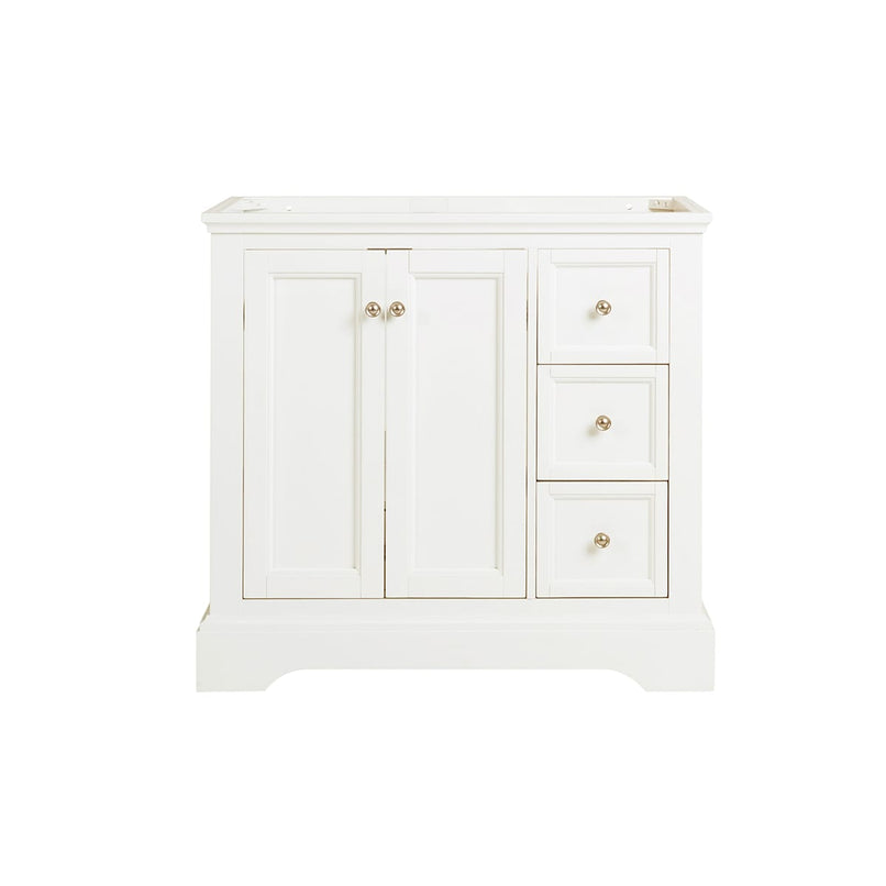 Windsor 36" Single Free Standing Manufactured Wood Vanity Cabinet Only - Less Vanity Top - image 3