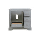 Windsor 36" Single Free Standing Manufactured Wood Vanity Cabinet Only - Less Vanity Top - image 4