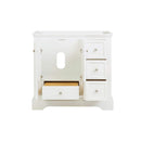 Windsor 36" Single Free Standing Manufactured Wood Vanity Cabinet Only - Less Vanity Top - image 5