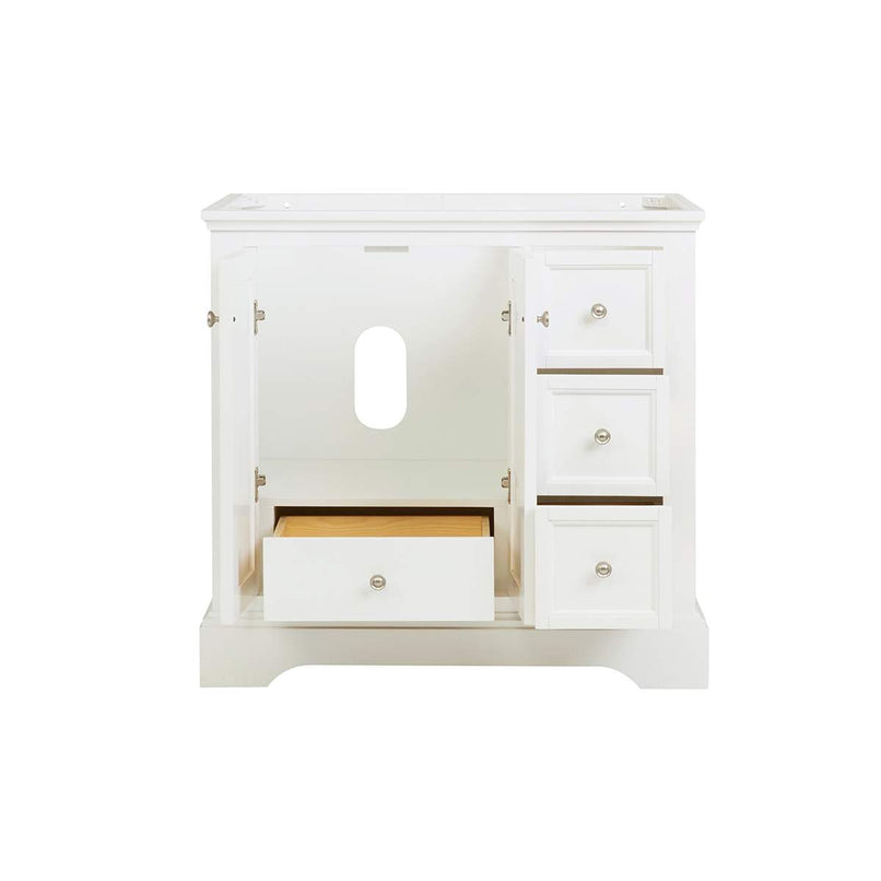Windsor 36" Single Free Standing Manufactured Wood Vanity Cabinet Only - Less Vanity Top - image 5