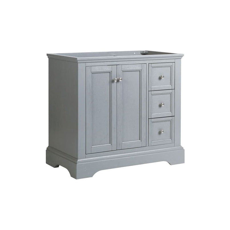 Windsor 36" Free Standing Single Basin Vanity Set with Cabinet and Quartz Vanity Top - image 2