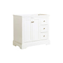 Windsor 36" Free Standing Single Basin Vanity Set with Cabinet and Quartz Vanity Top - image 3