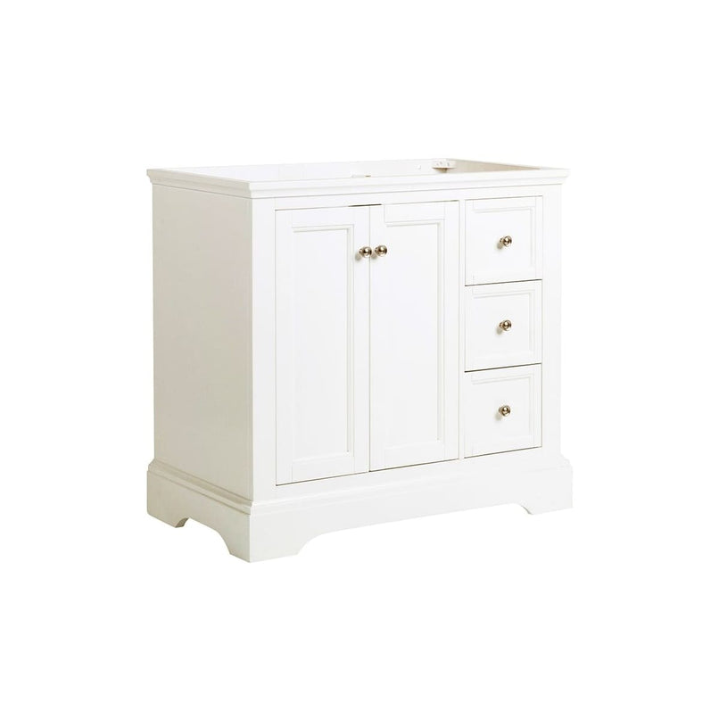 Windsor 36" Free Standing Single Basin Vanity Set with Cabinet and Quartz Vanity Top - image 3