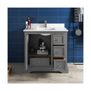 Windsor 36" Free Standing Single Basin Vanity Set with Cabinet and Quartz Vanity Top - image 5