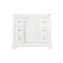 Windsor 40" Single Free Standing Manufactured Wood Vanity Cabinet Only - Less Vanity Top - image 3