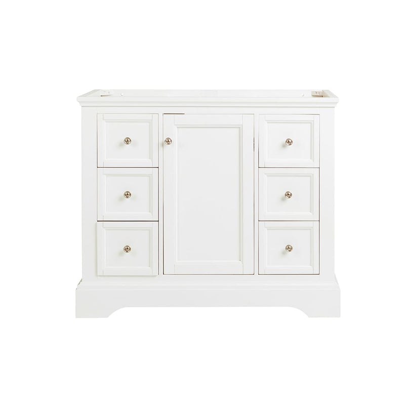 Windsor 40" Single Free Standing Manufactured Wood Vanity Cabinet Only - Less Vanity Top - image 3