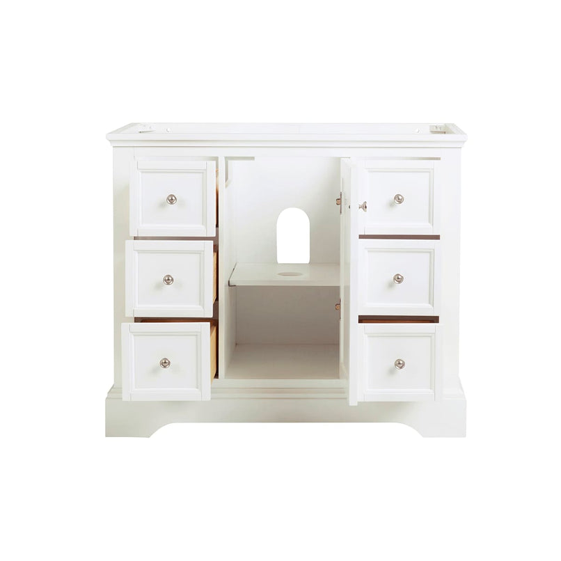 Windsor 40" Single Free Standing Manufactured Wood Vanity Cabinet Only - Less Vanity Top - image 5