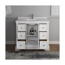 Windsor 40" Free Standing Single Basin Vanity Set with Cabinet and Quartz Vanity Top - image 7