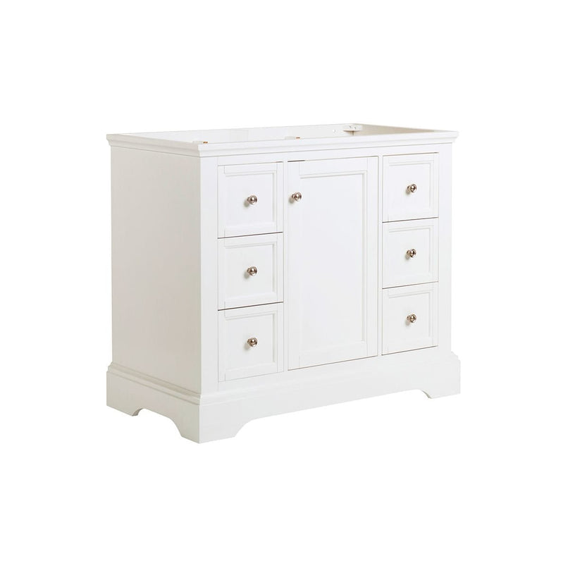 Windsor 40" Single Free Standing Manufactured Wood Vanity Cabinet Only - Less Vanity Top - image 1