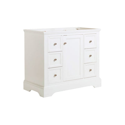 Windsor 40" Single Free Standing Manufactured Wood Vanity Cabinet Only - Less Vanity Top - image 1