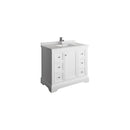 Windsor 40" Free Standing Single Basin Vanity Set with Cabinet and Quartz Vanity Top - image 1