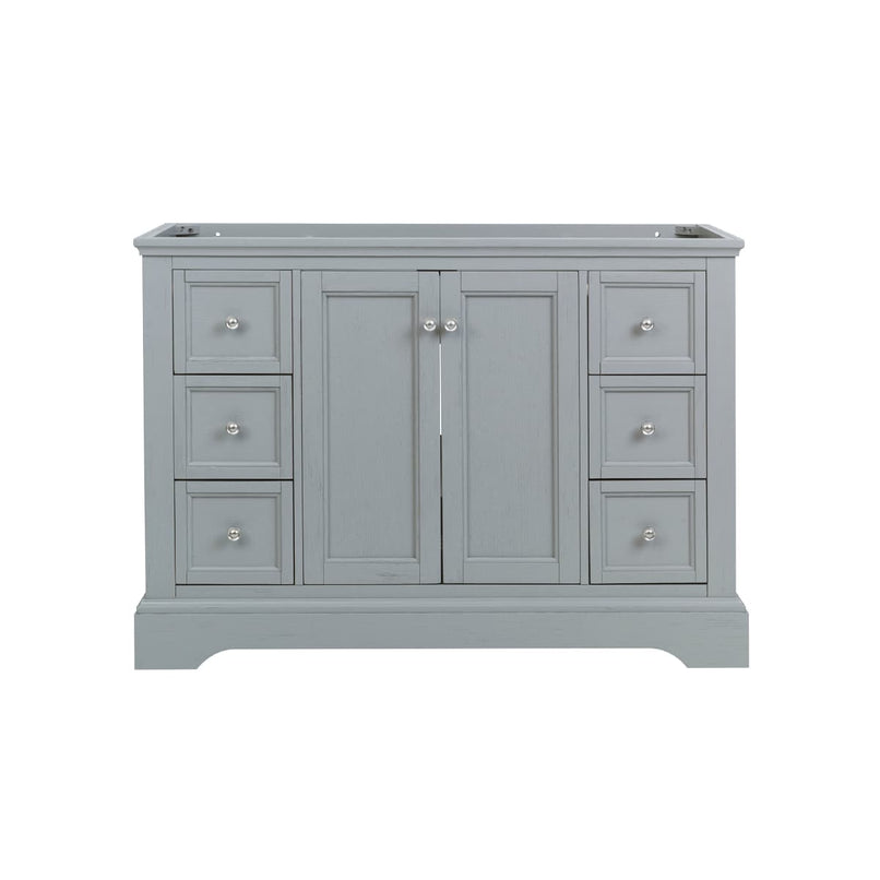 Windsor 48" Single Free Standing Manufactured Wood Vanity Cabinet Only - Less Vanity Top - image 2