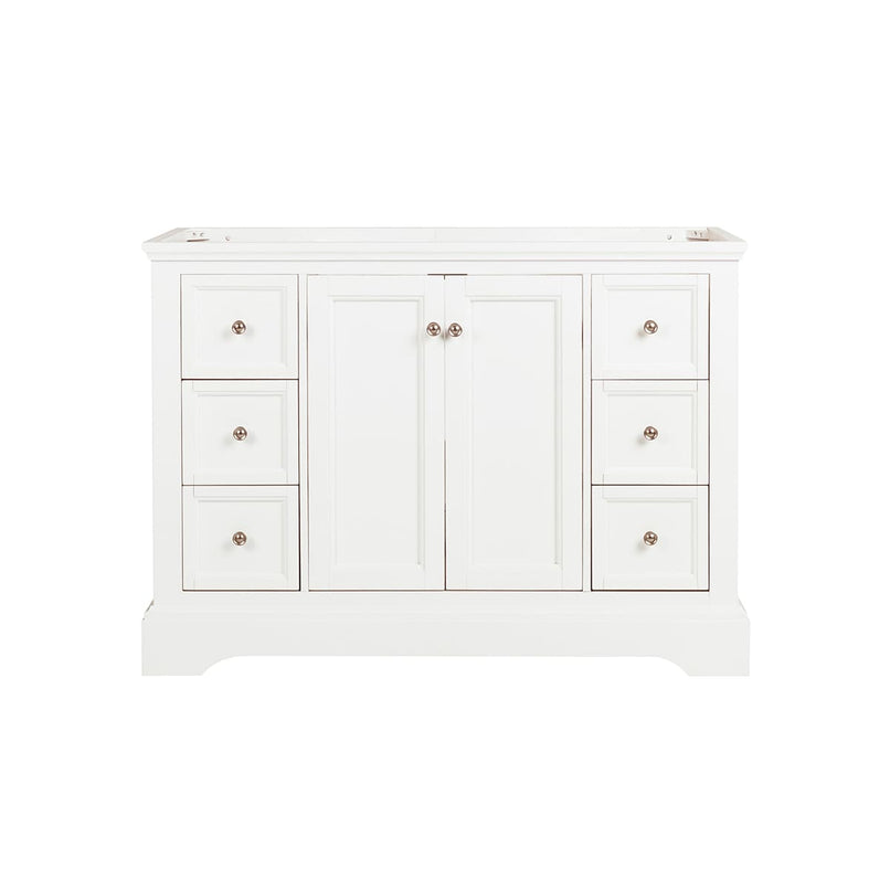 Windsor 48" Single Free Standing Manufactured Wood Vanity Cabinet Only - Less Vanity Top - image 3