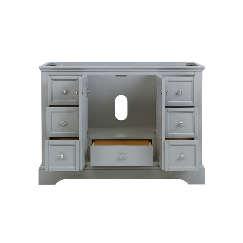 Windsor 48" Single Free Standing Manufactured Wood Vanity Cabinet Only - Less Vanity Top - image 4