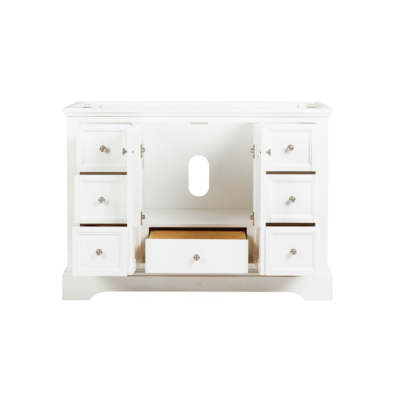 Windsor 48" Single Free Standing Manufactured Wood Vanity Cabinet Only - Less Vanity Top - image 5