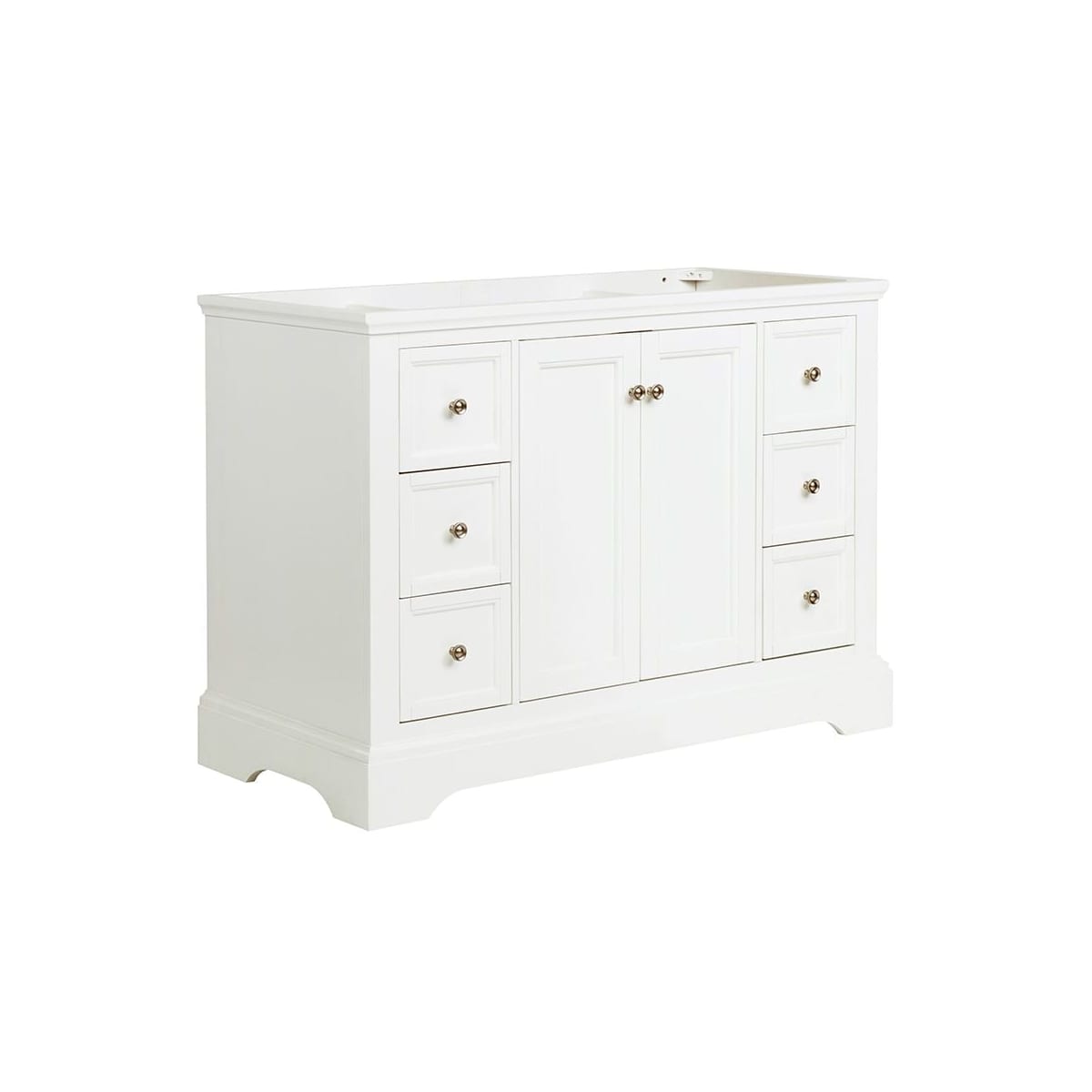 Windsor 48" Free Standing Single Basin Vanity Set with Cabinet and Quartz Vanity Top