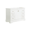 Windsor 48" Single Free Standing Manufactured Wood Vanity Cabinet Only - Less Vanity Top - image 1