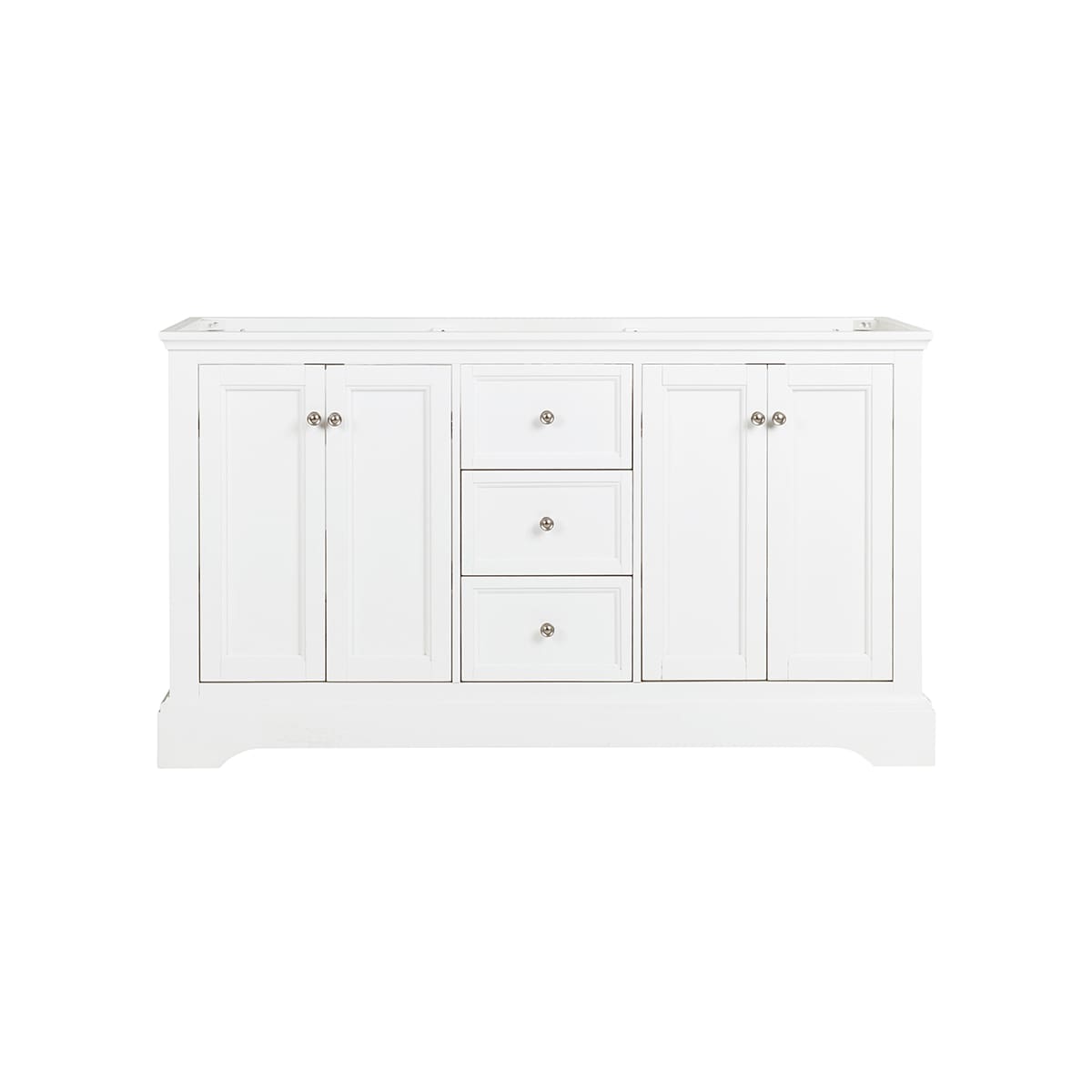 Windsor 60" Double Free Standing Manufactured Wood Vanity Cabinet Only - Less Vanity Top - image 3