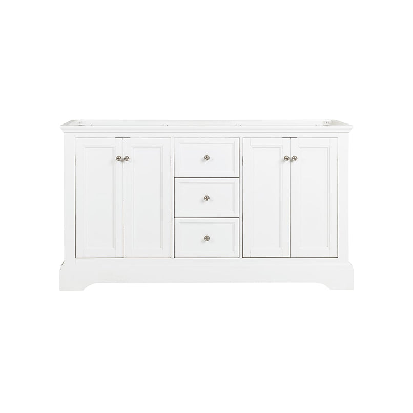 Windsor 60" Double Free Standing Manufactured Wood Vanity Cabinet Only - Less Vanity Top - image 3