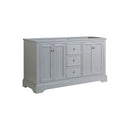 Windsor 60" Free Standing Double Basin Vanity Set with Cabinet and Quartz Vanity Top - image 2