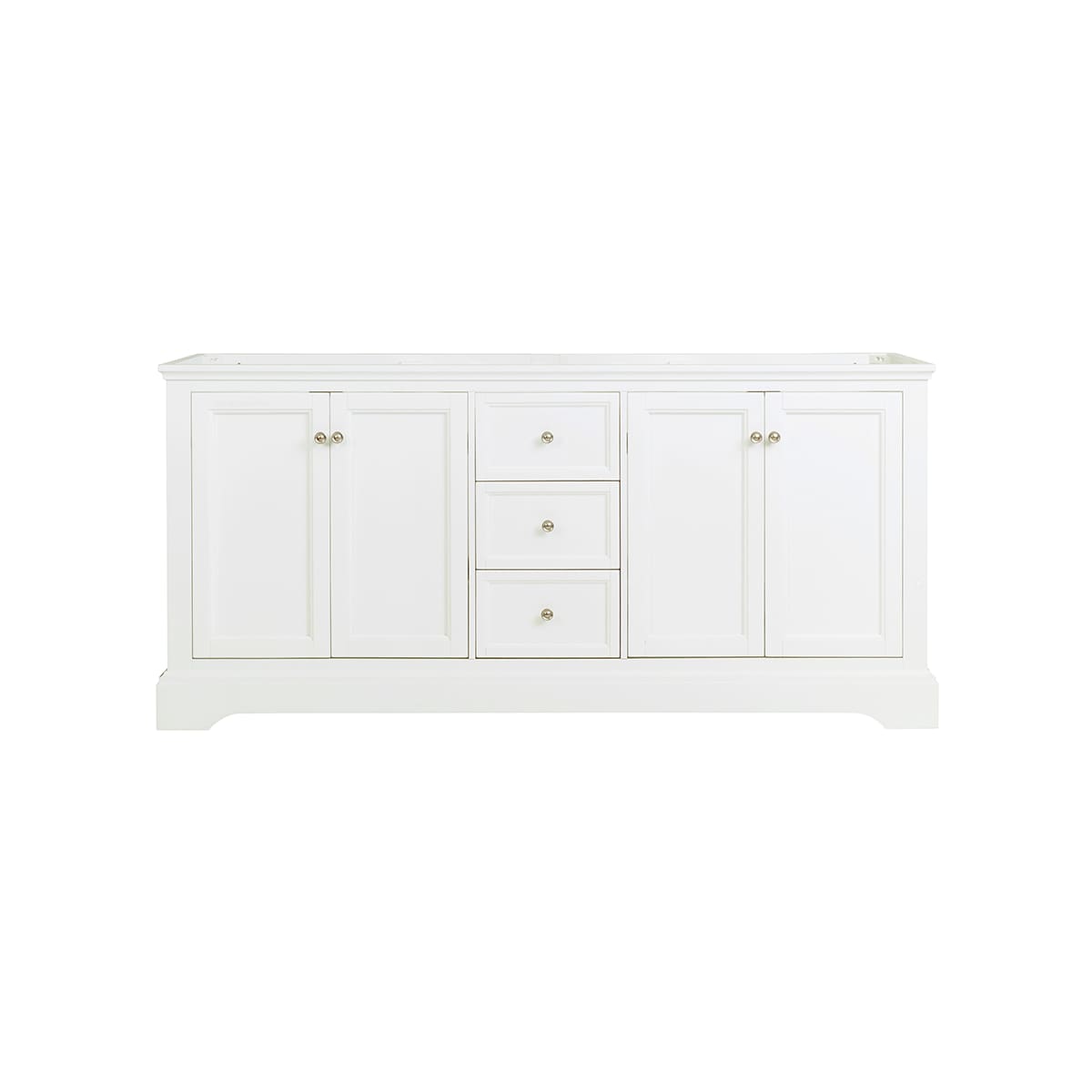 Windsor 72" Double Free Standing Manufactured Wood Vanity Cabinet Only - Less Vanity Top - image 3