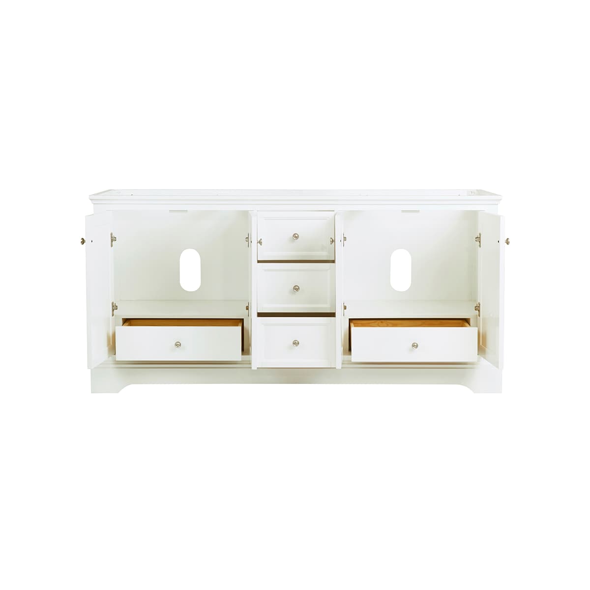 Windsor 72" Double Free Standing Manufactured Wood Vanity Cabinet Only - Less Vanity Top