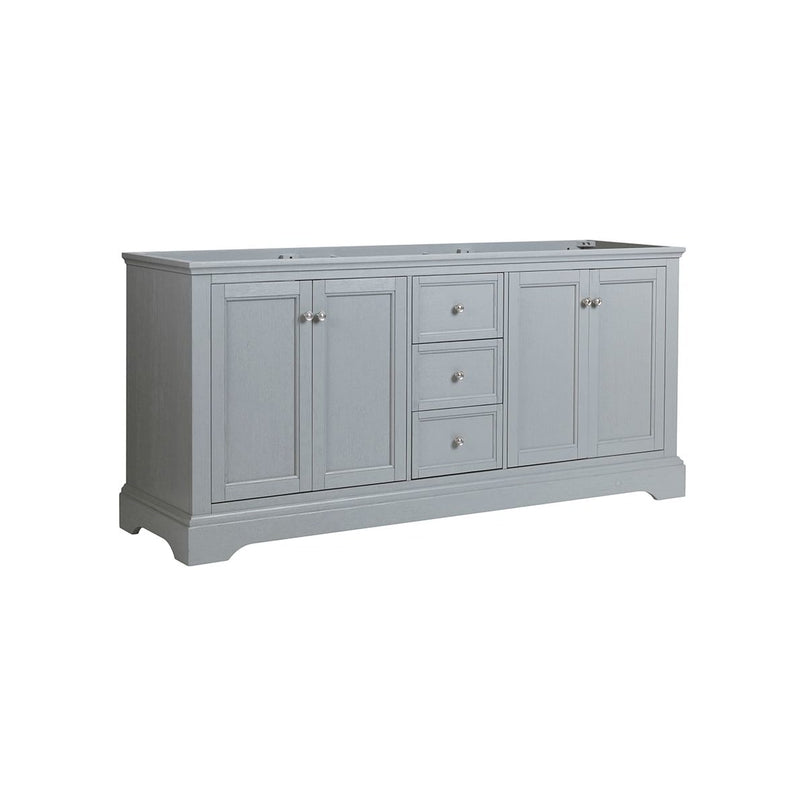 Windsor 72" Double Free Standing Manufactured Wood Vanity Cabinet Only - Less Vanity Top - image 1