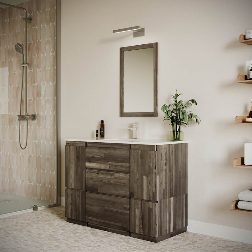 Formosa 48" Free Standing Single Basin Vanity Set with Cabinet and Quartz Vanity Top - image 3