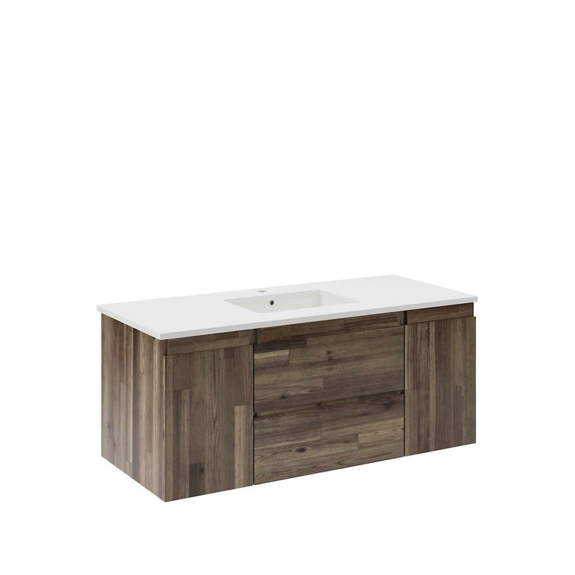 Formosa 48" Wall Mounted Single Basin Vanity Set with Cabinet and Quartz Vanity Top - image 2
