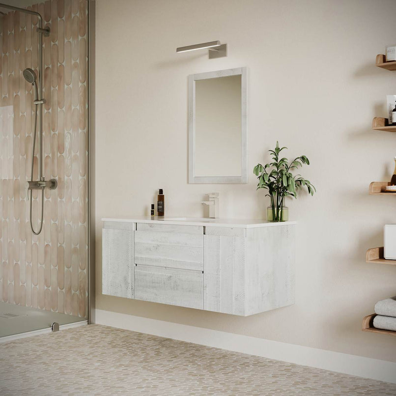 Formosa 48" Wall Mounted Single Basin Vanity Set with Cabinet and Quartz Vanity Top - image 15