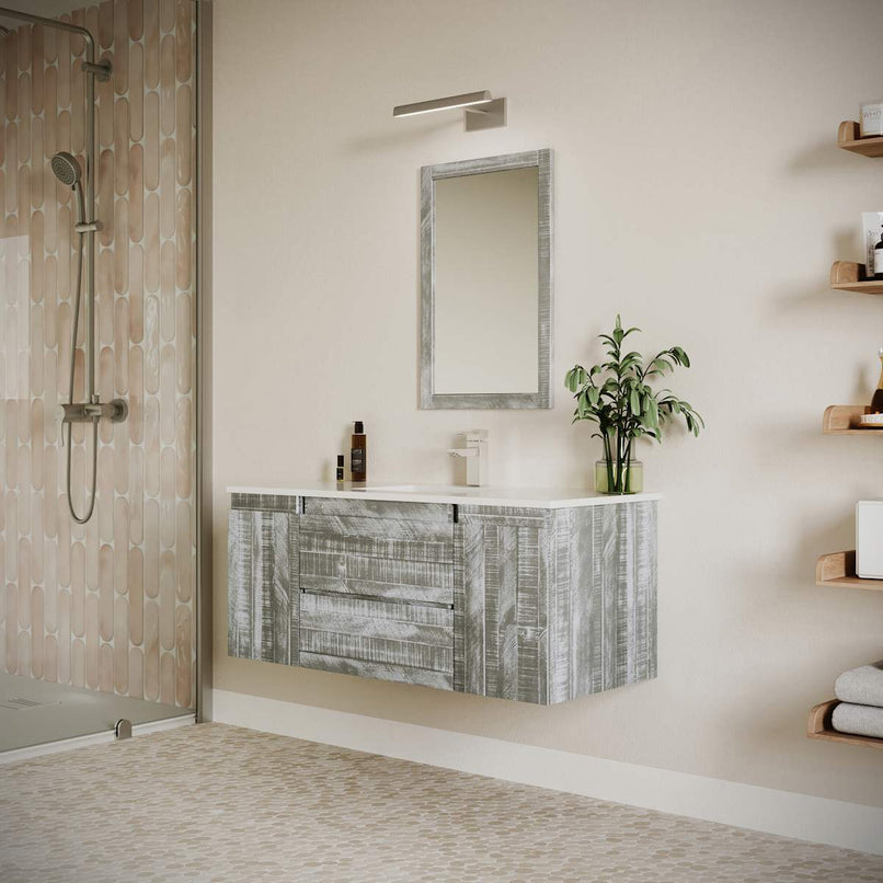 Formosa 48" Wall Mounted Single Basin Vanity Set with Cabinet and Quartz Vanity Top - image 22