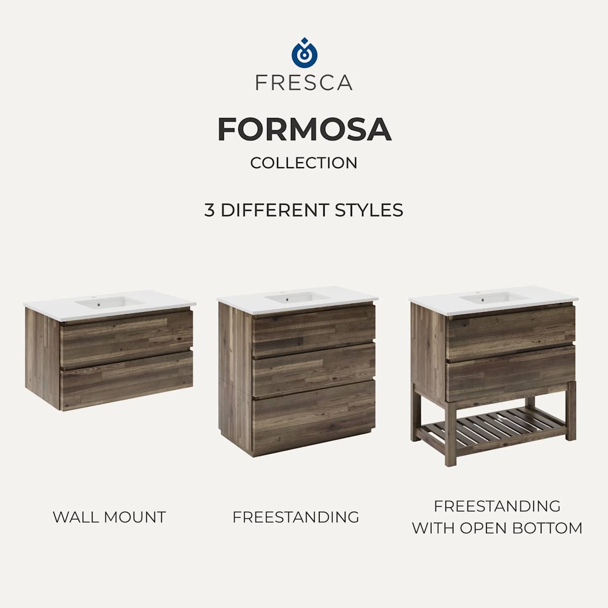 Formosa 54" Free Standing Single Basin Vanity Set with Cabinet and Quartz Vanity Top