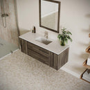 Formosa 54" Wall Mounted Single Basin Vanity Set with Cabinet and Quartz Vanity Top - image 4
