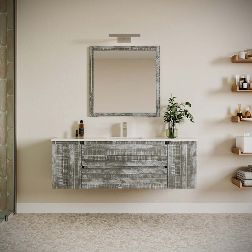 Formosa 59" Single Wall Mounted Vanity Cabinet - Less Vanity Top - image 28