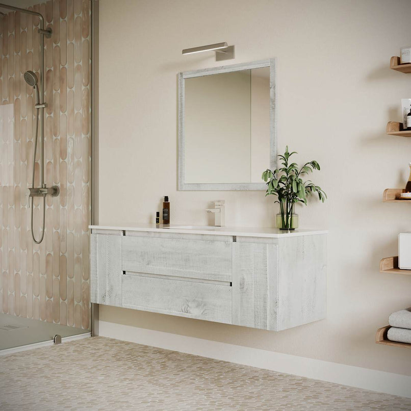 Formosa 60" Wall Mounted Single Basin Vanity Set with Cabinet and Quartz Vanity Top - image 17