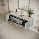 Formosa 60" Wall Mounted Single Basin Vanity Set with Cabinet and Quartz Vanity Top - image 22